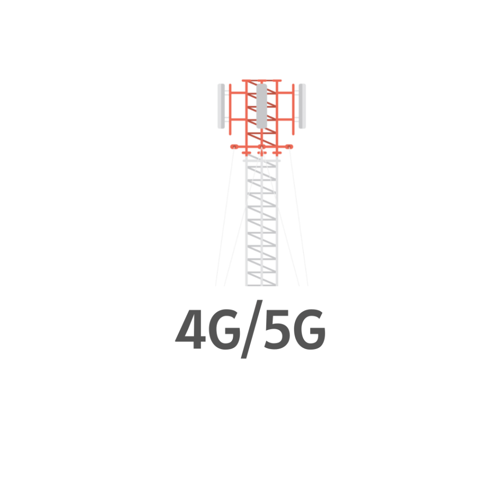 4G & 5G mobile internet options icon